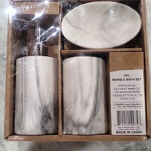 Marble bathroom set